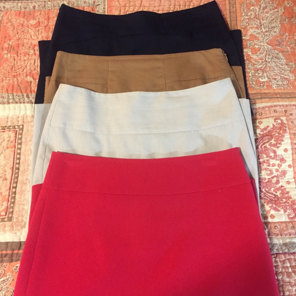 4 The Limited Pencil Skirts Sz 2. Great Condition!